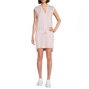 Thom Browne Women’s Pleated Silk Blend Drop Waist Minidres size 40IT /US4